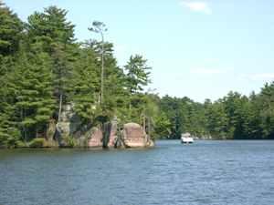 A Lake Redstone postcard from Julie's website